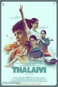 Download Thalaivi (2021) Hindi Movie pDvDRip || 480p [400MB] || 720p [1.1GB]